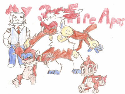 My 3 Fire Apes